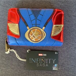 Loungefly Marvel Infinity Saga Doctor Strange Zip Around Wallet-NWT